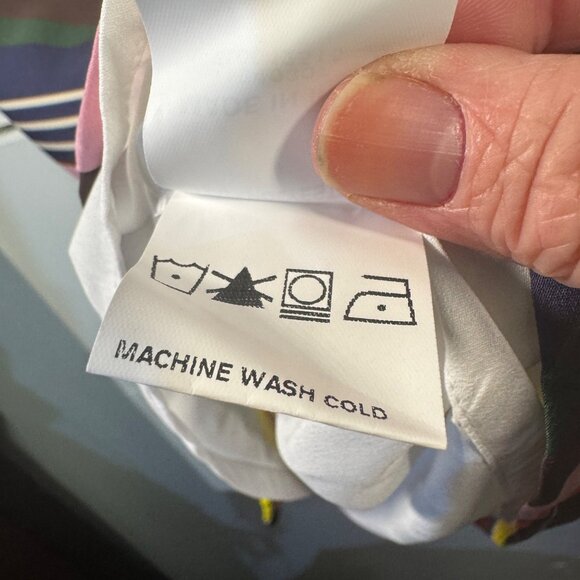 Colorful EShakti Womens Sleeveless Striped Swing Dress 2X-20W with Pockets - Picture 6 of 7